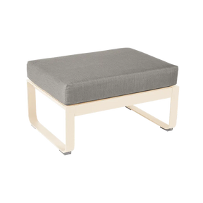 BELLEVIE 1-SEATER OTTOMAN-GREY TAUPE