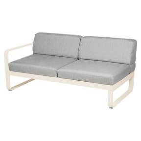 BELLEVIE 2-SEATER LEFT MODULE-FLANNEL GREY CUSHION