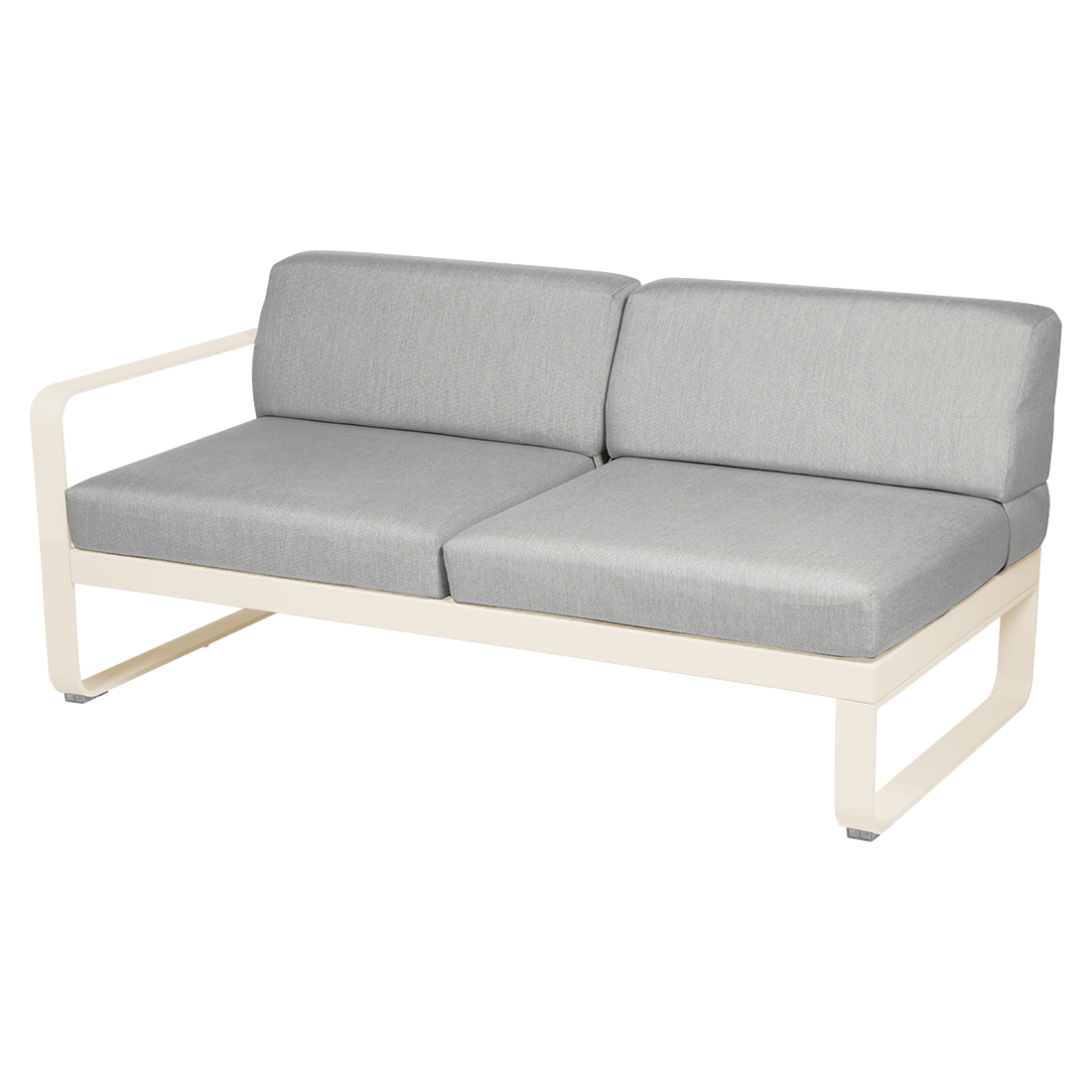 BELLEVIE 2-SEATER LEFT MODULE-FLANNEL GREY CUSHION