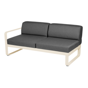 BELLEVIE 2-SEATER LEFT MODULE-GRAPHITE GREY CUSHION