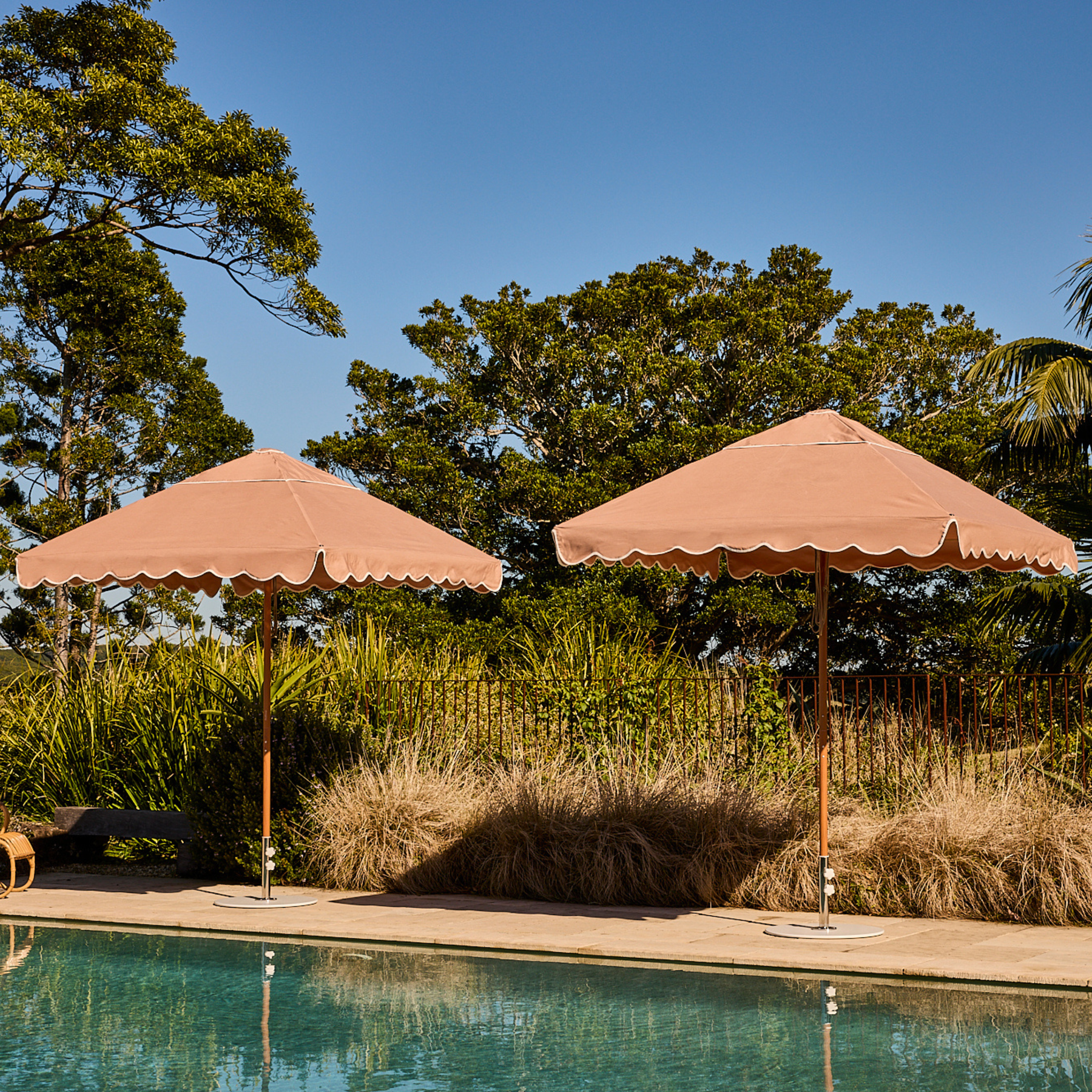 2M Sundial Umbrella - Soft Scallop