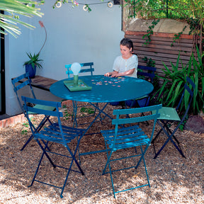 BISTRO METAL TABLE DIA 117 CM