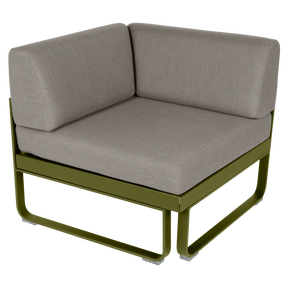 BELLEVIE 1-SEATER CORNER MODULE-TAUPE GREY CUSHION