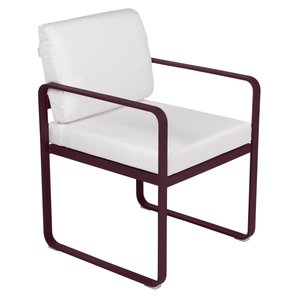 BELLEVIE DINING ARMCHAIR-OFF WHITE