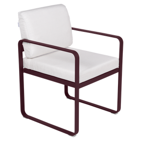 BELLEVIE DINING ARMCHAIR-OFF WHITE