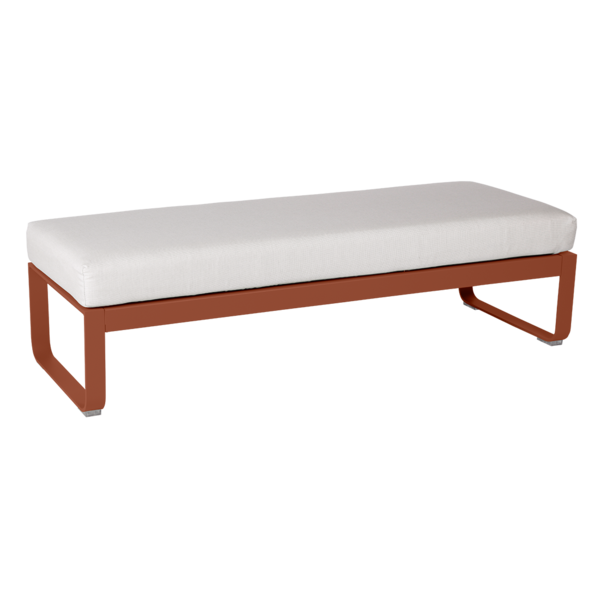 BELLEVIE 2-SEATER OTTOMAN-OFF WHITE CUSHION