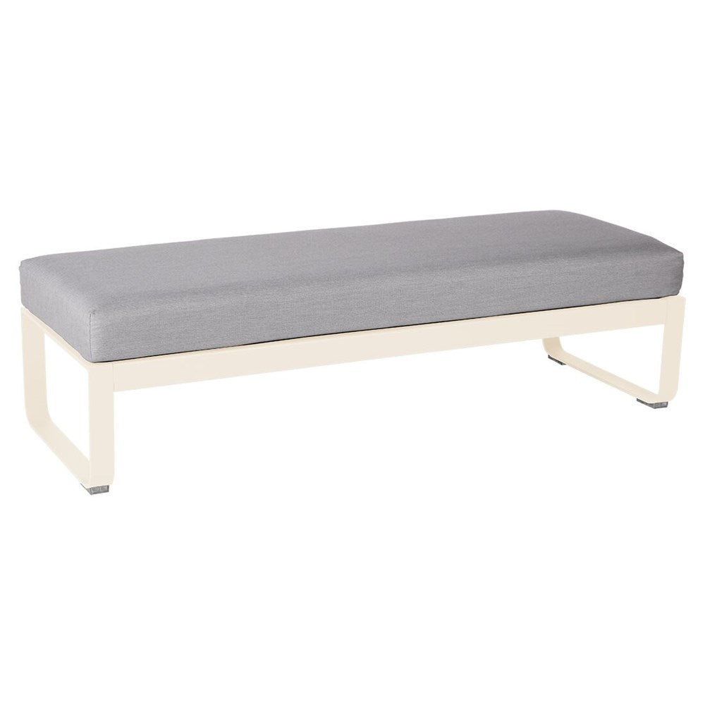 BELLEVIE 2-SEATER OTTOMAN-FLANNEL GREY CUSHION