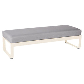 BELLEVIE 2-SEATER OTTOMAN-FLANNEL GREY CUSHION