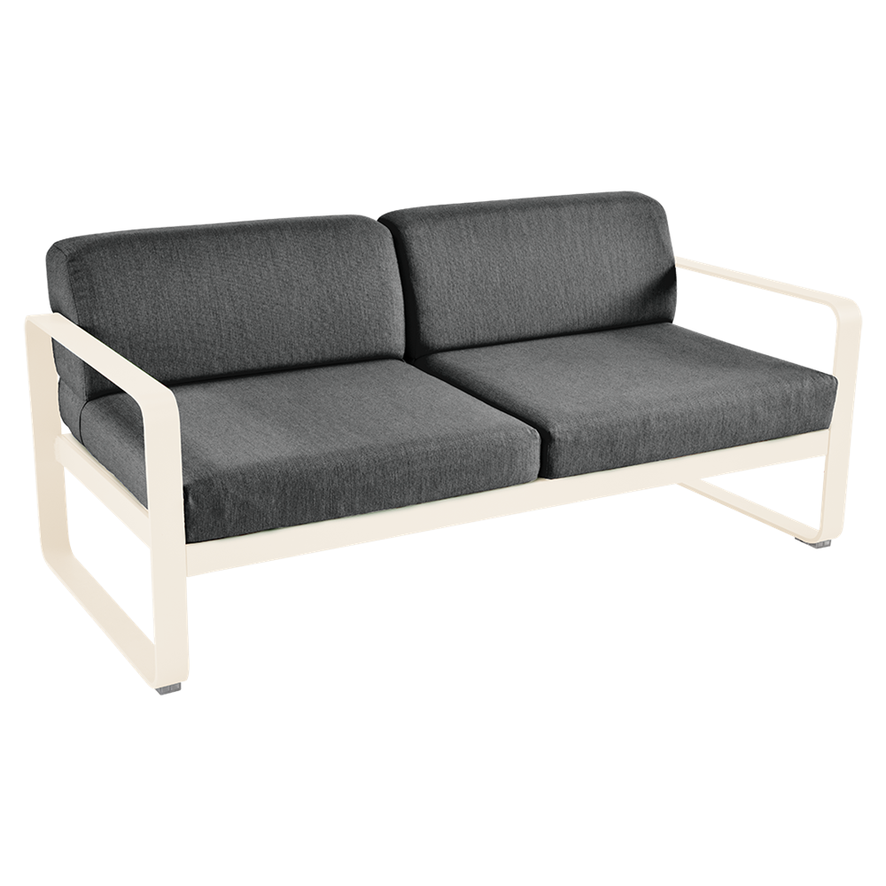 BELLEVIE 2-SEATER-GRAPHITE GREY CUSHION