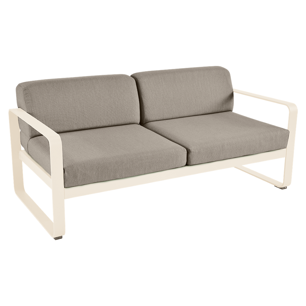 BELLEVIE 2-SEATER-GREY TAUPE CUSHION