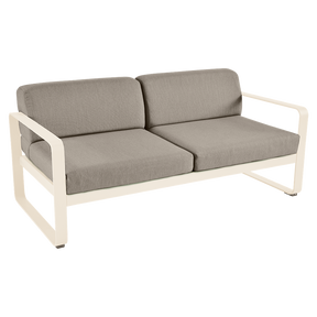 BELLEVIE 2-SEATER-GREY TAUPE CUSHION