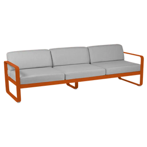 BELLEVIE 3-SEATER-FLANNEL GREY CUSHION