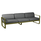 BELLEVIE 3-SEATER-GRAPHITE GREY CUSHION