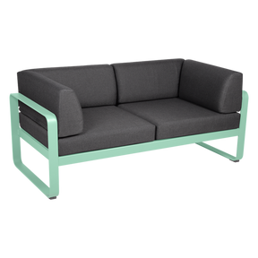 BELLEVIE 2-SEATER CLUB SOFA-GRAPHITE GREY CUSHION