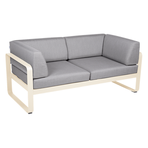 BELLEVIE 2-SEATER CLUB SOFA-FLANNEL GREY CUSHION