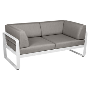 BELLEVIE 2-SEATER CLUB SOFA-TAUPE GREY CUSHION