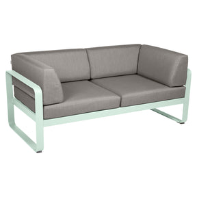 BELLEVIE 2-SEATER CLUB SOFA-TAUPE GREY CUSHION