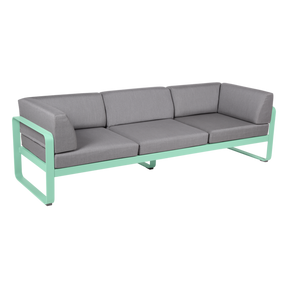 BELLEVIE 3-SEATER CLUB SOFA-FLANNEL GREY CUSHION