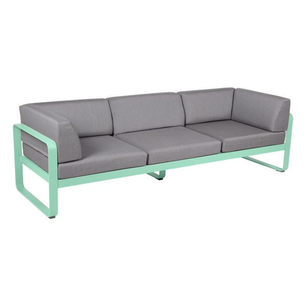 BELLEVIE 3-SEATER CLUB SOFA-FLANNEL GREY CUSHION