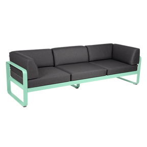 BELLEVIE 3-SEATER CLUB SOFA-GRAPHITE GREY CUSHION