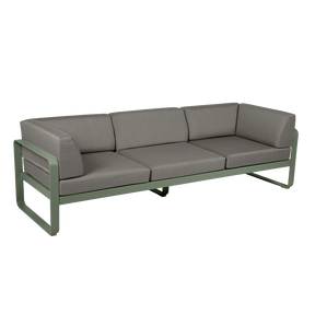 BELLEVIE 3-SEATER CLUB SOFA-GREY TAUPE