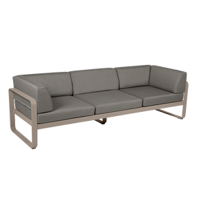 BELLEVIE 3-SEATER CLUB SOFA-GREY TAUPE