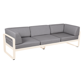 BELLEVIE 3-SEATER CLUB SOFA-FLANNEL GREY CUSHION
