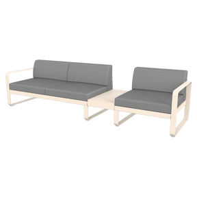 BELLEVIE MODULAR SOFA COMPOSITION 1B-FLANNEL GREY CUSHION