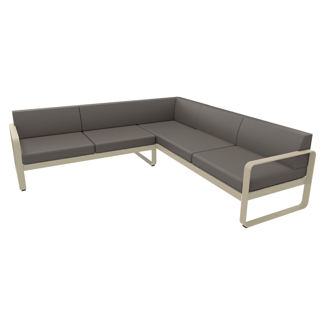 BELLEVIE MODULAR SOFA COMPOSITION 2-GREY TAUPE CUSHION