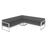 BELLEVIE MODULAR SOFA COMPOSITION 2-FLANNEL GREY CUSHION