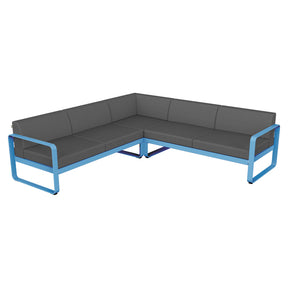 BELLEVIE MODULAR SOFA COMPOSITION 2-FLANNEL GREY CUSHION