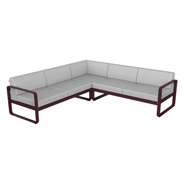 BELLEVIE MODULAR SOFA COMPOSITION 2-FLANNEL GREY CUSHION