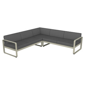 BELLEVIE MODULAR SOFA COMPOSITION 2-FLANNEL GREY CUSHION