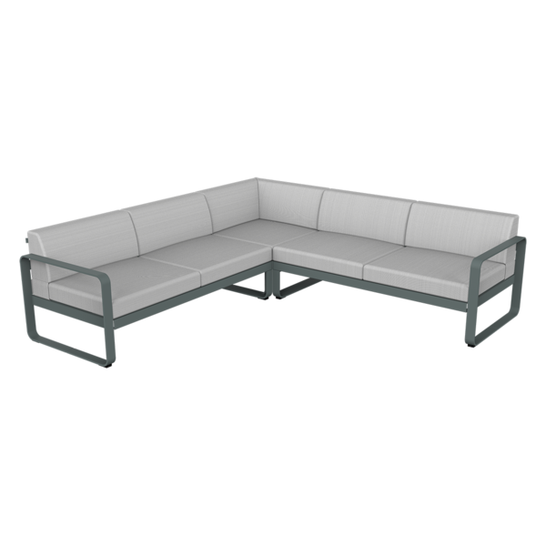 BELLEVIE MODULAR SOFA COMPOSITION 2-FLANNEL GREY CUSHION