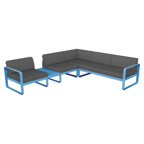 BELLEVIE MODULAR SOFA COMPOSITION 3A-FLANNEL GREY CUSHION