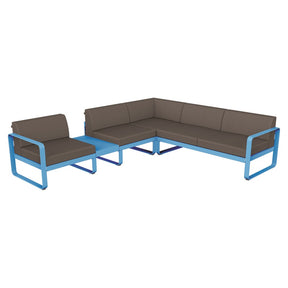 BELLEVIE MODULAR SOFA COMPOSITION 3A-TAUPE GREY CUSHION