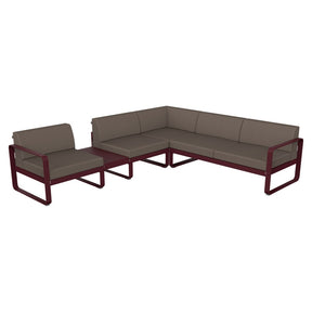 BELLEVIE MODULAR SOFA COMPOSITION 3A-TAUPE GREY CUSHION