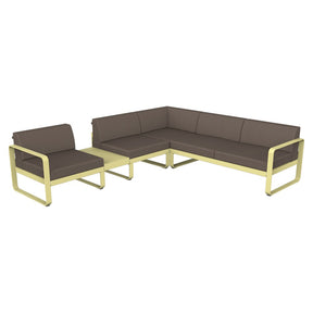 BELLEVIE MODULAR SOFA COMPOSITION 3A-TAUPE GREY CUSHION