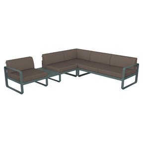 BELLEVIE MODULAR SOFA COMPOSITION 3A-TAUPE GREY CUSHION