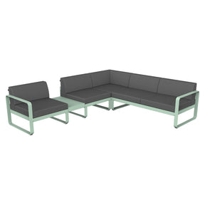 BELLEVIE MODULAR SOFA COMPOSITION 3A-FLANNEL GREY CUSHION