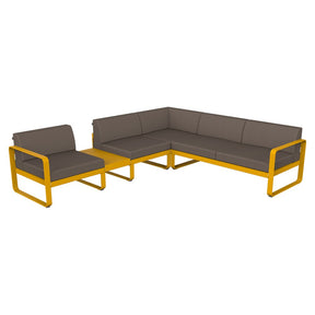 BELLEVIE MODULAR SOFA COMPOSITION 3A-TAUPE GREY CUSHION