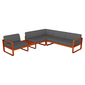BELLEVIE MODULAR SOFA COMPOSITION 3A-FLANNEL GREY CUSHION