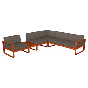 BELLEVIE MODULAR SOFA COMPOSITION 3A-TAUPE GREY CUSHION