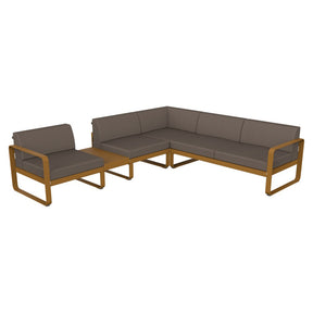 BELLEVIE MODULAR SOFA COMPOSITION 3A-TAUPE GREY CUSHION