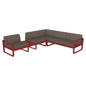 BELLEVIE MODULAR SOFA COMPOSITION 3A-TAUPE GREY CUSHION