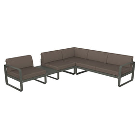 BELLEVIE MODULAR SOFA COMPOSITION 3A-TAUPE GREY CUSHION