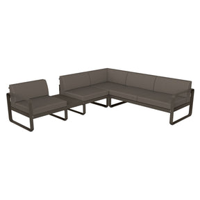 BELLEVIE MODULAR SOFA COMPOSITION 3A-TAUPE GREY CUSHION