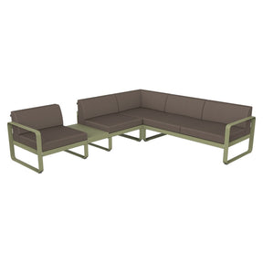 BELLEVIE MODULAR SOFA COMPOSITION 3A-TAUPE GREY CUSHION