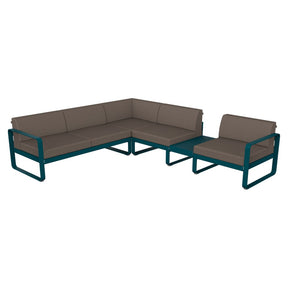 BELLEVIE MODULAR SOFA COMPOSITION 3B-TAUPE GREY CUSHION
