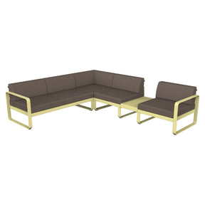 BELLEVIE MODULAR SOFA COMPOSITION 3B-TAUPE GREY CUSHION